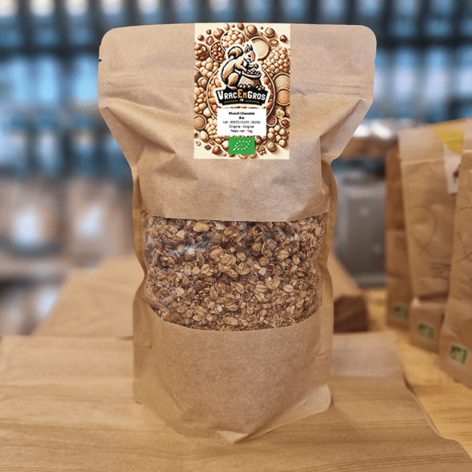 Muesli croustillant tout chocolat Bio En Vrac